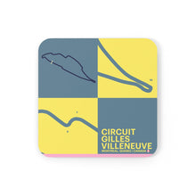 Load image into Gallery viewer, Circuit Gilles Villeneuve- Cork Back Coaster