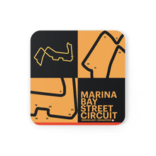 Load image into Gallery viewer, Marina Bay Street Circuit - Cork Back Coaster