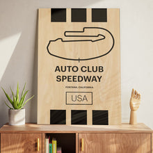 Load image into Gallery viewer, Auto Club Speedway - Pista Series - Wood