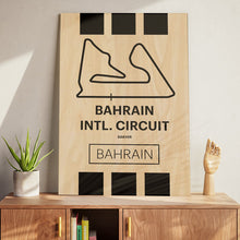 Load image into Gallery viewer, Bahrain International Circuit - Pista Series - Wood