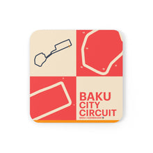Load image into Gallery viewer, Baku City Circuit - Cork Back Coaster