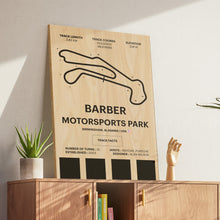 Load image into Gallery viewer, Barber Motorsports Park - Corsa Series - Wood
