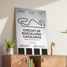 Load image into Gallery viewer, Circuit de Barcelona-Catalunya - Corsa Series - Raw Metal