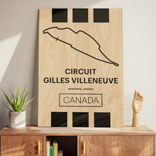 Load image into Gallery viewer, Circuit Gilles Villeneuve - Pista Series - Wood