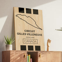 Load image into Gallery viewer, Circuit Gilles Villeneuve - Pista Series - Wood