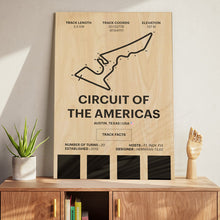 Load image into Gallery viewer, Circuit of the Americas - Corsa Series - Wood