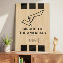 Load image into Gallery viewer, Circuit of the Americas - Pista Series - Wood
