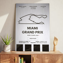 Load image into Gallery viewer, Miami Grand Prix - Corsa Series - Raw Metal
