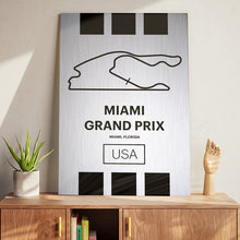Load image into Gallery viewer, Miami Grand Prix - Pista Series - Raw Metal
