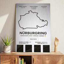 Load image into Gallery viewer, Nurburgring Nordschleife - Corsa Series - Raw Metal