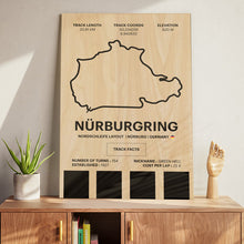 Load image into Gallery viewer, Nurburgring Nordschleife - Corsa Series - Wood