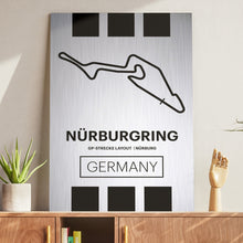 Load image into Gallery viewer, Nurburgring GP-Strecke - Pista Series - Raw Metal