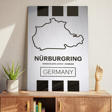 Load image into Gallery viewer, Nurburgring Nordschleife - Pista Series - Raw Metal