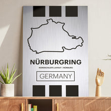 Load image into Gallery viewer, Nurburgring Nordschleife - Pista Series - Raw Metal