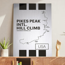 Load image into Gallery viewer, Pikes Peak Intl. Hill Climb - Pista Series - Raw Metal