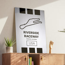 Load image into Gallery viewer, Riverside Raceway - Pista Series - Raw Metal