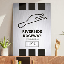 Load image into Gallery viewer, Riverside Raceway - Pista Series - Raw Metal