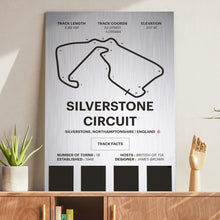 Load image into Gallery viewer, Silverstone Circuit - Corsa Series - Raw Metal