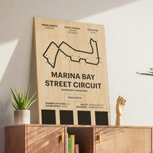 Load image into Gallery viewer, Marina Bay Street Circuit - Corsa Series - Wood