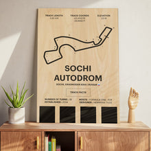 Load image into Gallery viewer, Sochi Autodrom - Corsa Series - Wood