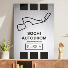 Load image into Gallery viewer, Sochi Autodrom - Pista Series - Raw Metal