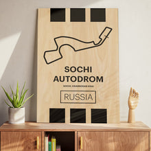 Load image into Gallery viewer, Sochi Autodrom - Pista Series - Wood