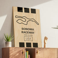 Load image into Gallery viewer, Sonoma Raceway - Pista Series - Wood