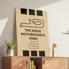 Load image into Gallery viewer, The Ridge Motorsports Park - Pista Series - Wood