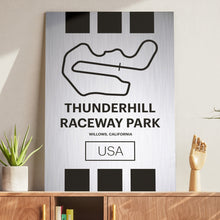 Load image into Gallery viewer, Thunderhill Raceway Park - Pista Series - Raw Metal