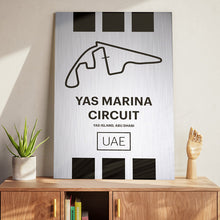 Load image into Gallery viewer, Yas Marina Circuit - Pista Series - Raw Metal