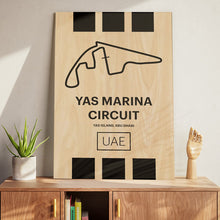 Load image into Gallery viewer, Yas Marina Circuit - Pista Series - Wood