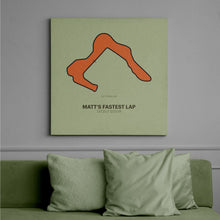 Load image into Gallery viewer, Personalized Race Track Print: 1-6 Tracks Wall Art - Custom Racing Poster

