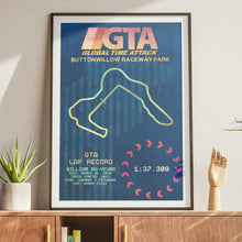 Load image into Gallery viewer, Buttonwillow Record Poster - GTA x Standing Start Co. 2

