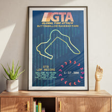 Load image into Gallery viewer, Buttonwillow Record Poster - GTA x Standing Start Co.
