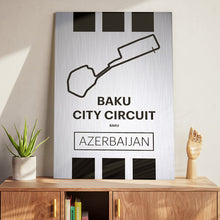 Load image into Gallery viewer, Baku City Circuit - Pista Series - Raw Metal
