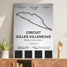 Load image into Gallery viewer, Circuit Gilles Villeneuve - Corsa Series - Raw Metal

