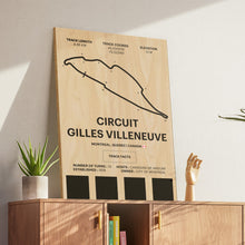 Load image into Gallery viewer, Circuit Gilles Villeneuve - Corsa Series - Wood
