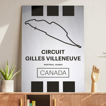 Load image into Gallery viewer, Circuit Gilles Villeneuve - Pista Series - Raw Metal

