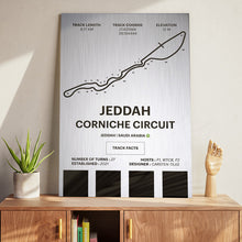 Load image into Gallery viewer, Jeddah Corniche Circuit - Corsa Series - Raw Metal
