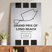 Load image into Gallery viewer, Grand Prix of Long Beach - Pista Series - Raw Metal
