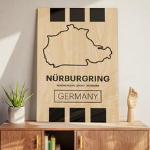Load image into Gallery viewer, Nurburgring Nordschleife - Pista Series - Wood
