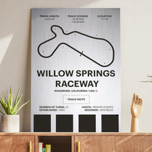 Load image into Gallery viewer, Willow Springs Raceway - Corsa Series - Raw Metal
